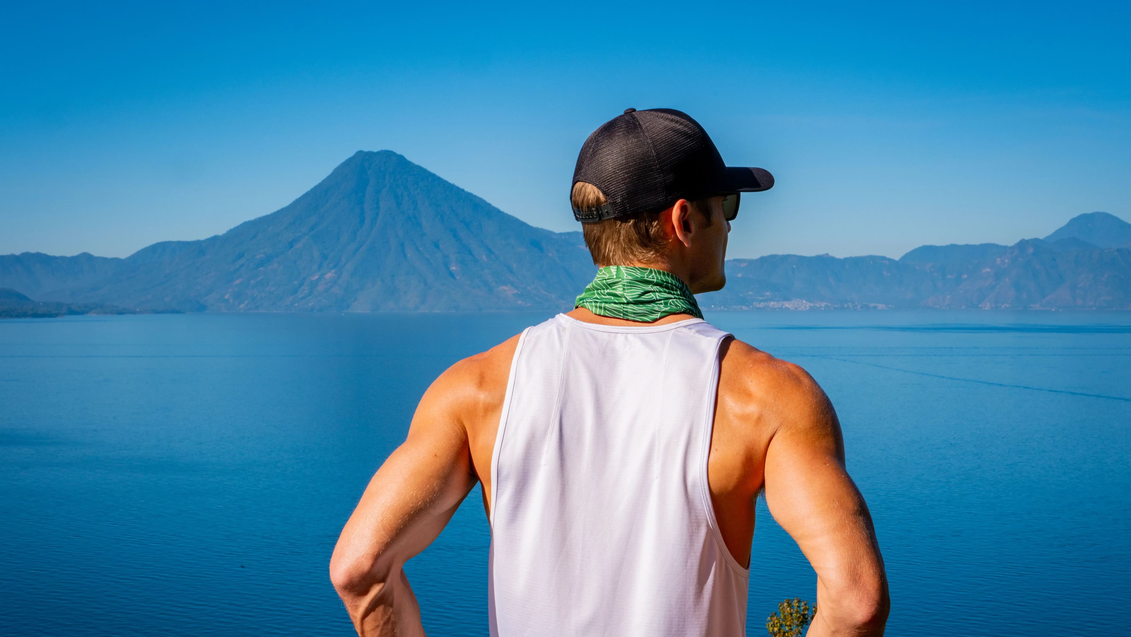 A scenic view of iFIT Trainer John Peel guiding a mountain training session, capturing the dedication and resilience celebrated in our Father's Day community spotlight.