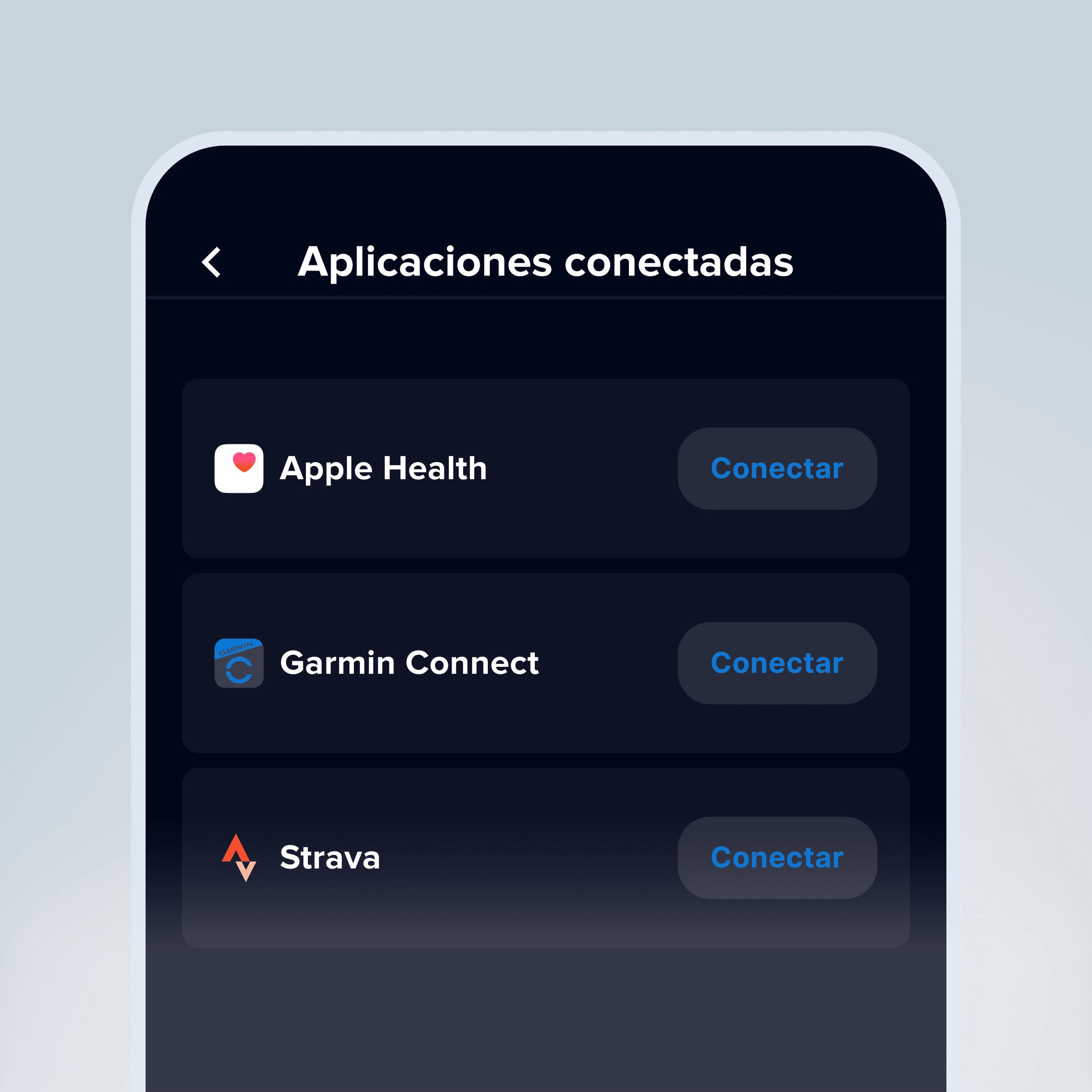 Sincroniza tus datos de salud