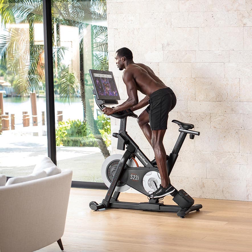 Main muscle groups used in an exercise bike workout