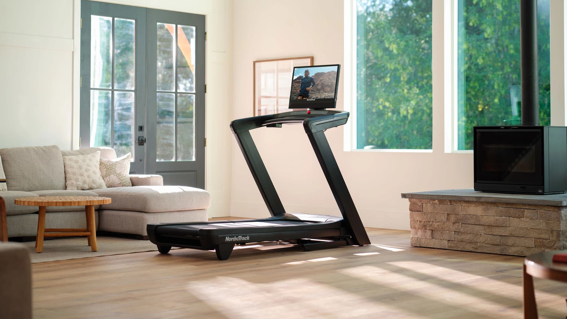 The NordicTrack Commercial 2450 delivers powerful performance, smooth cushioning, and immersive training for home running workouts.