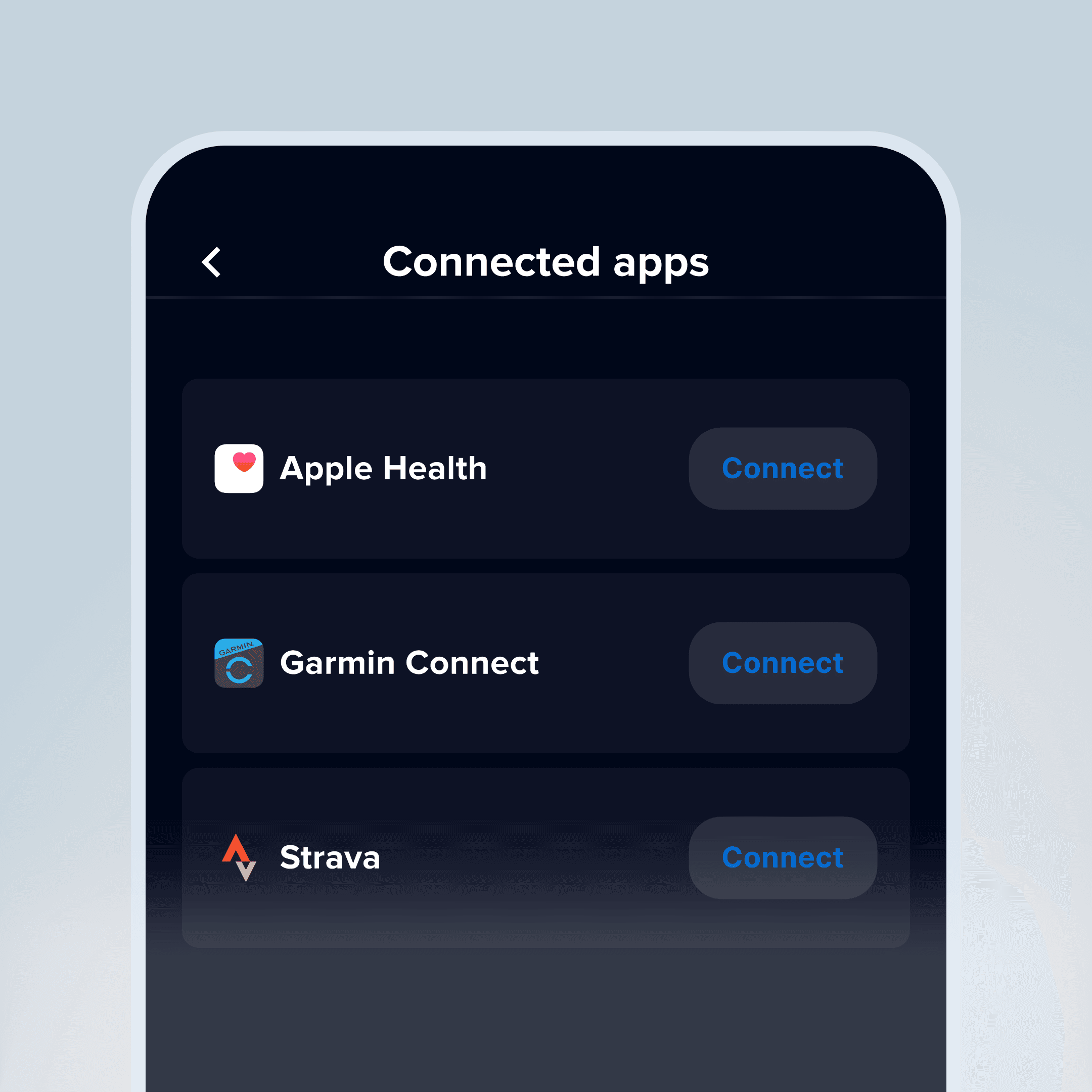 Sync your health data
