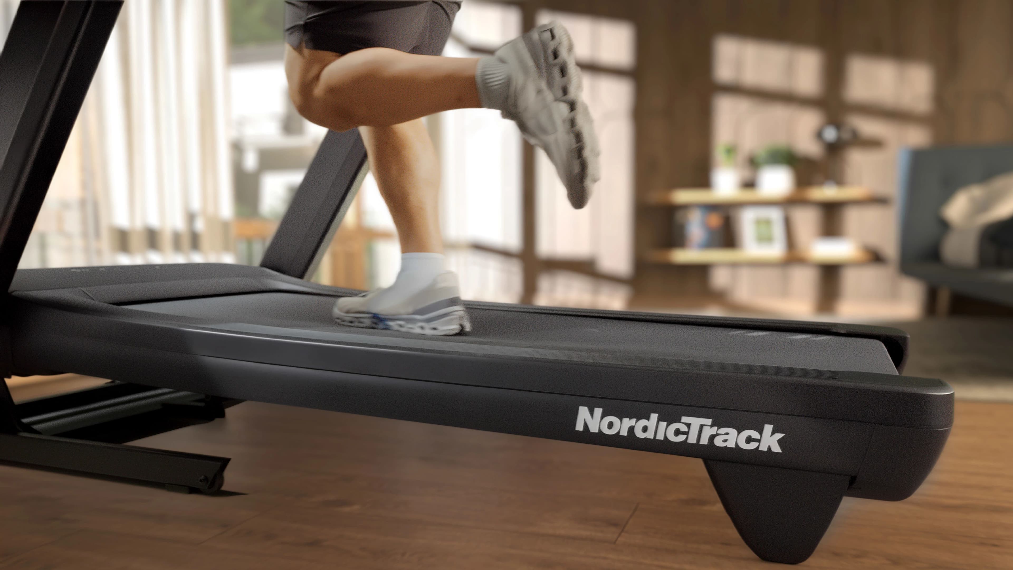 See how the NordicTrack Commercial 2450 treadmill supports a smooth, cushioned stride for at-home running and knee-friendly training.
