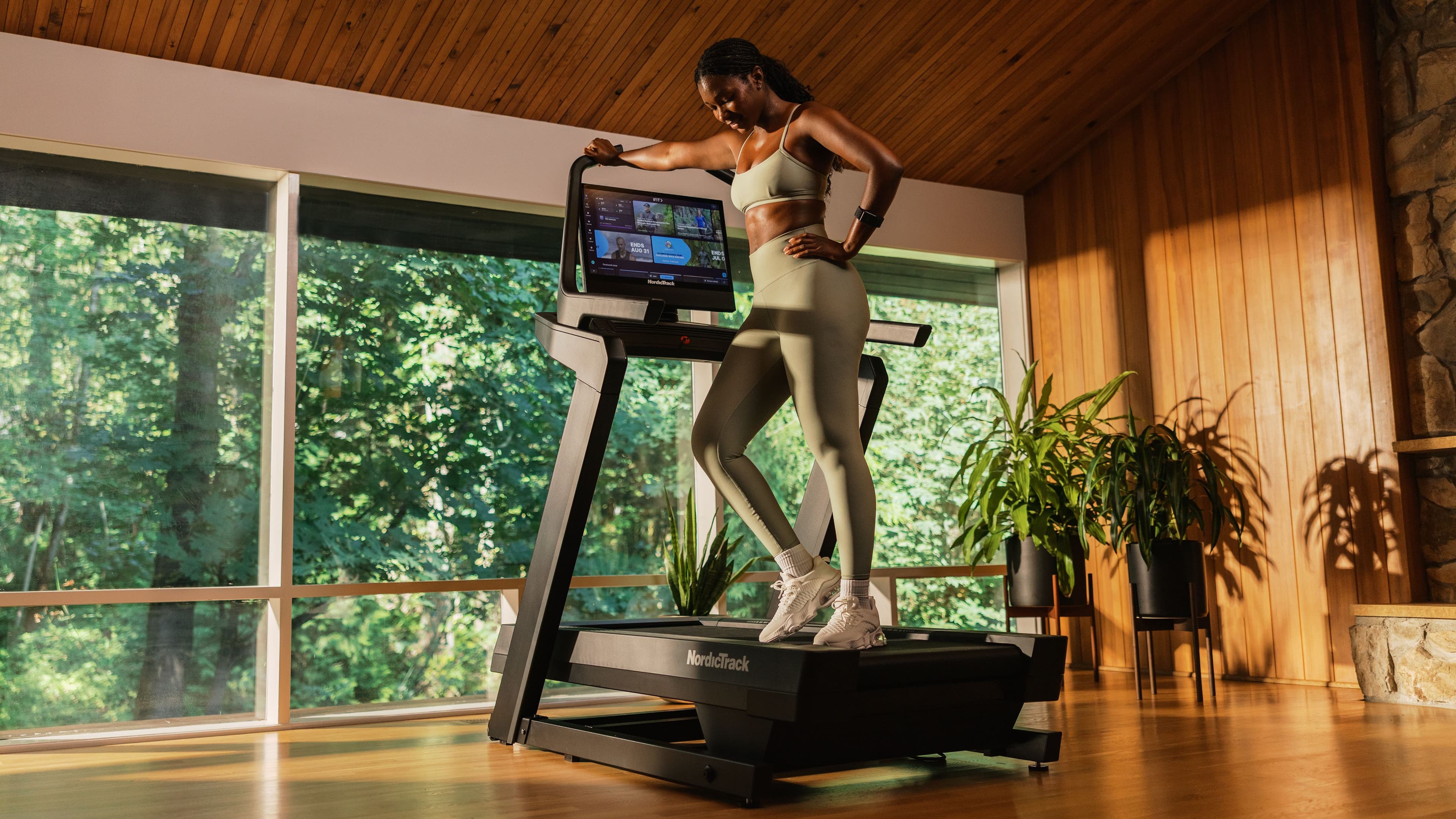 See the NordicTrack X24 Treadmill's steep incline range and iFIT touchscreen in action, built for hill training and interactive workouts at home.