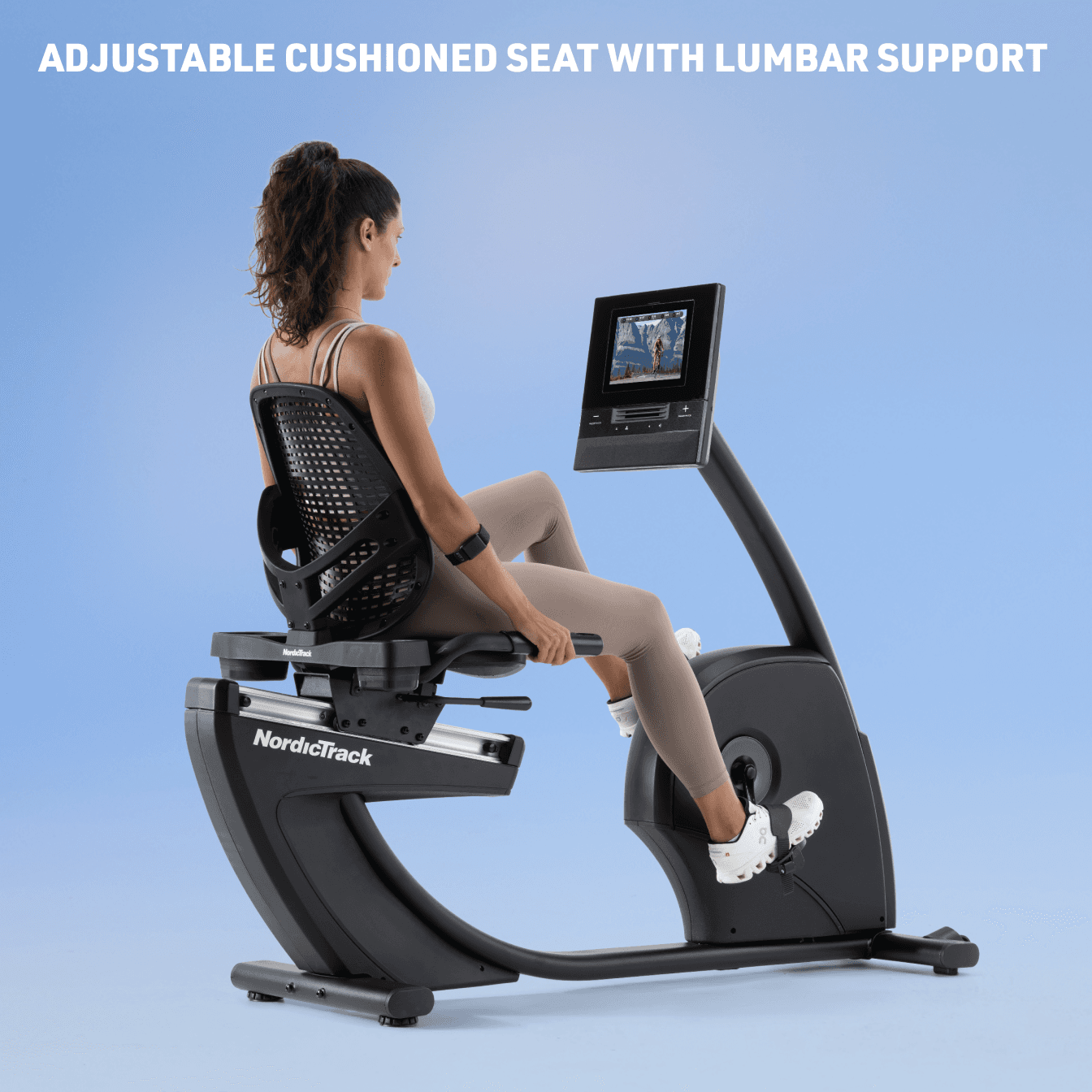 Recumbent Exercise Bike Rower 10 Recumbent Bike - NordicTrack