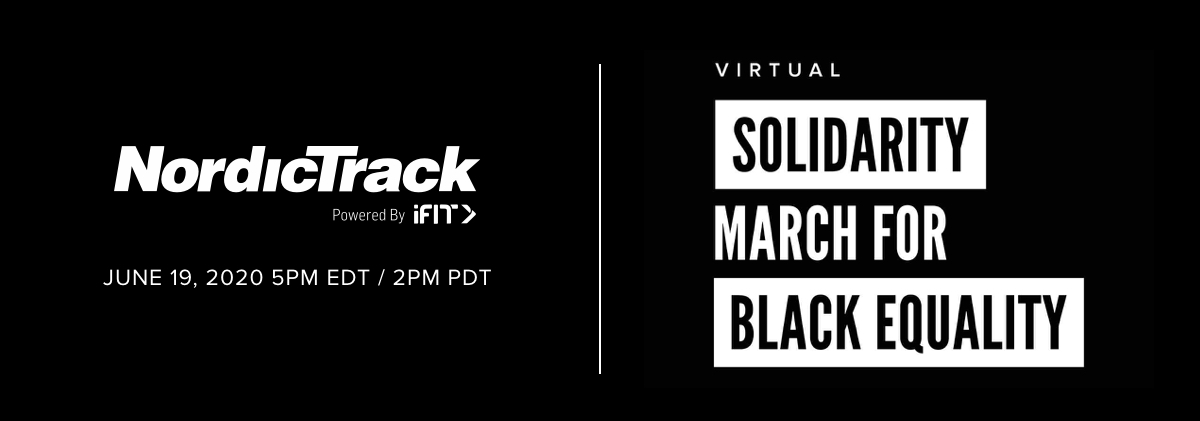 iFit Virtual Solidarity March For Black Equality Led By iFit Trainer Gideon Akande | NordicTrack Blog