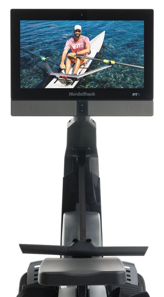 Interactive Touchscreen Display on the NordicTrack Rower